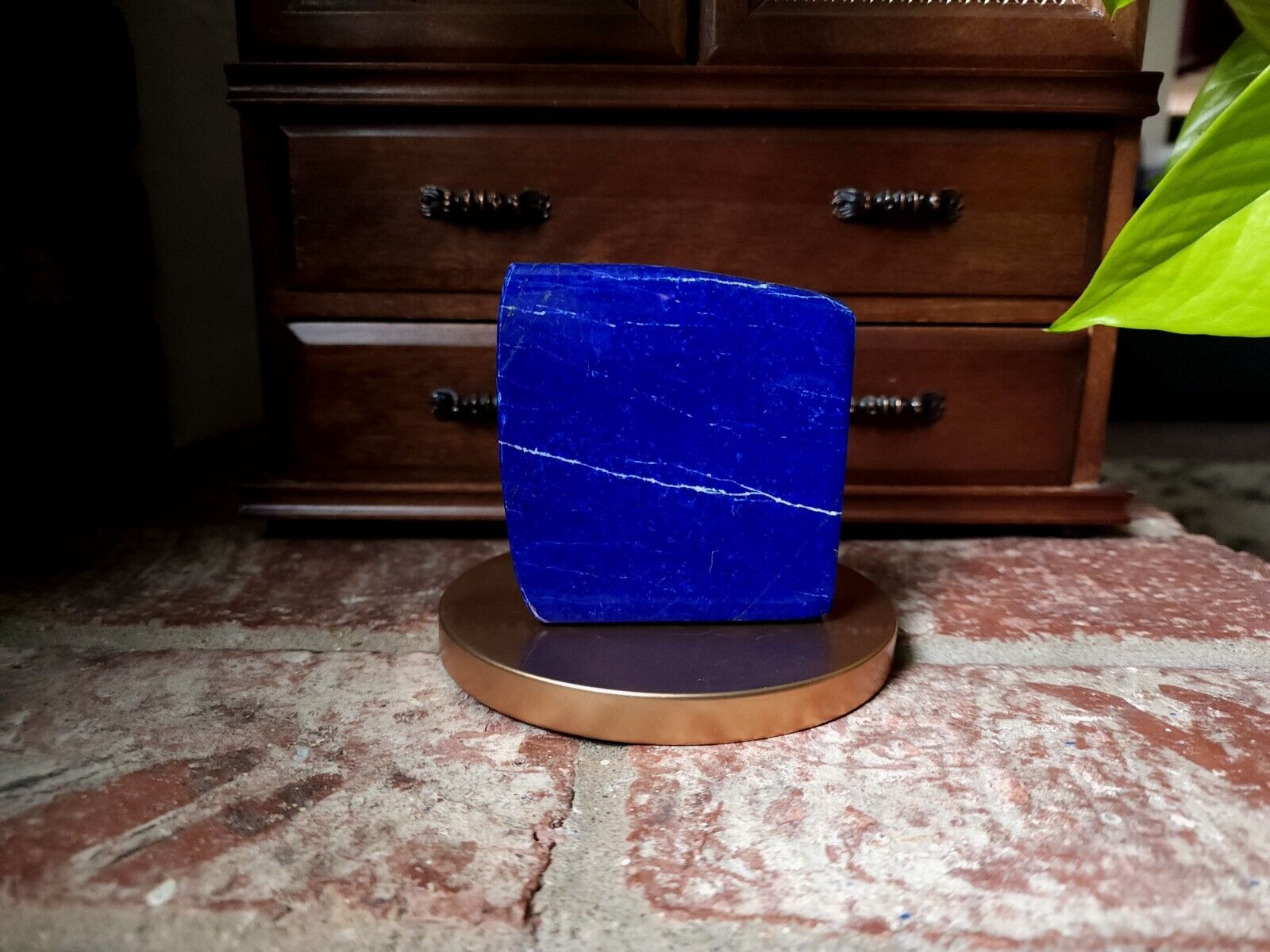 Natural Polished Lapis Lazuli High Quality Freeform Crystal 411 Grams