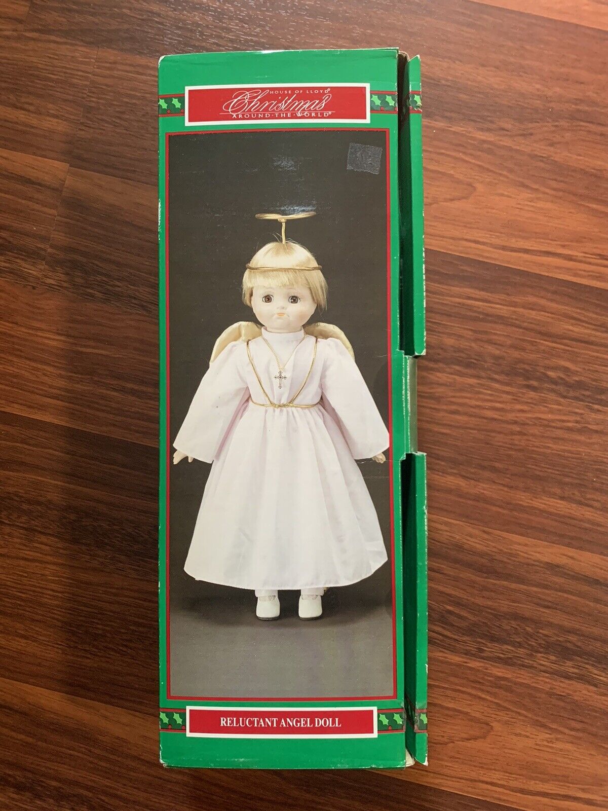 Vintage Reluctant Angel Doll - House of Lloyd Christmas Around the World 16”