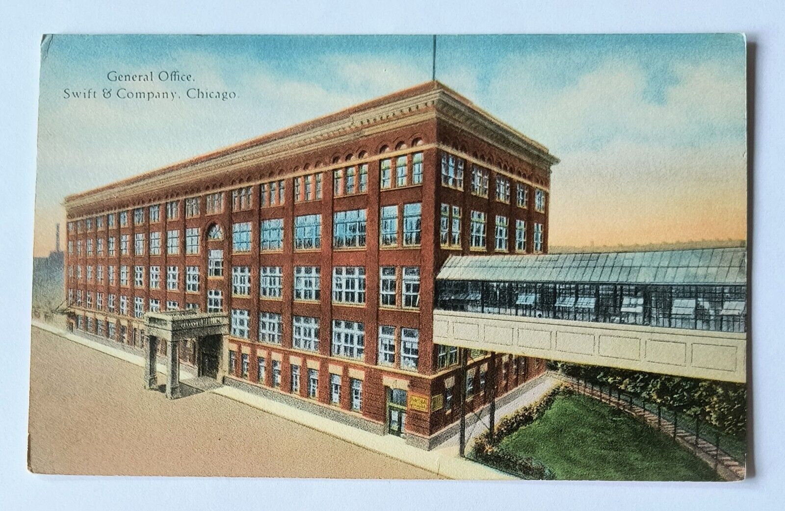 Chicago IL Illinois Swift & Company General Office Vintage Postcard A3