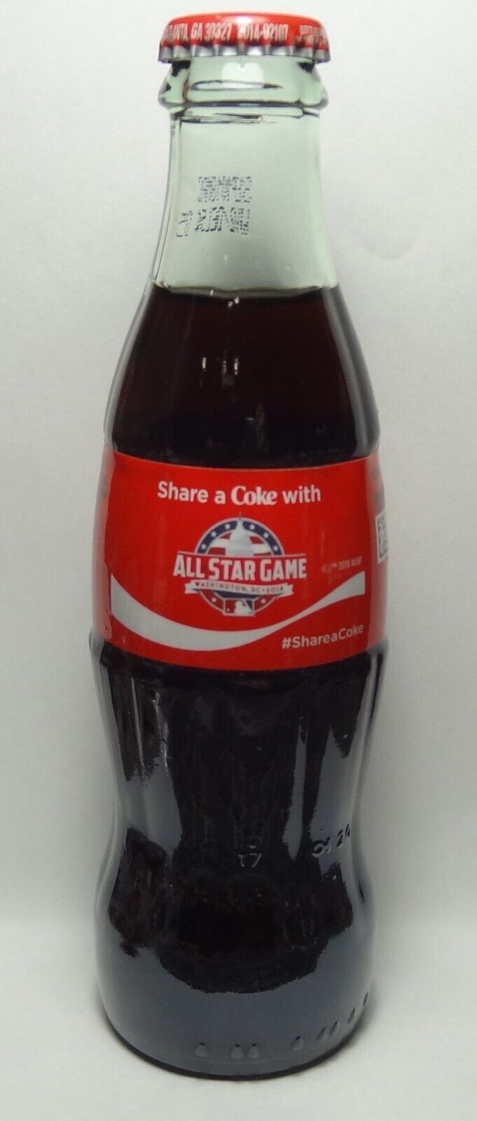 2018 MLB All-Star Game Washington DC Coca-Cola 8oz Bottle
