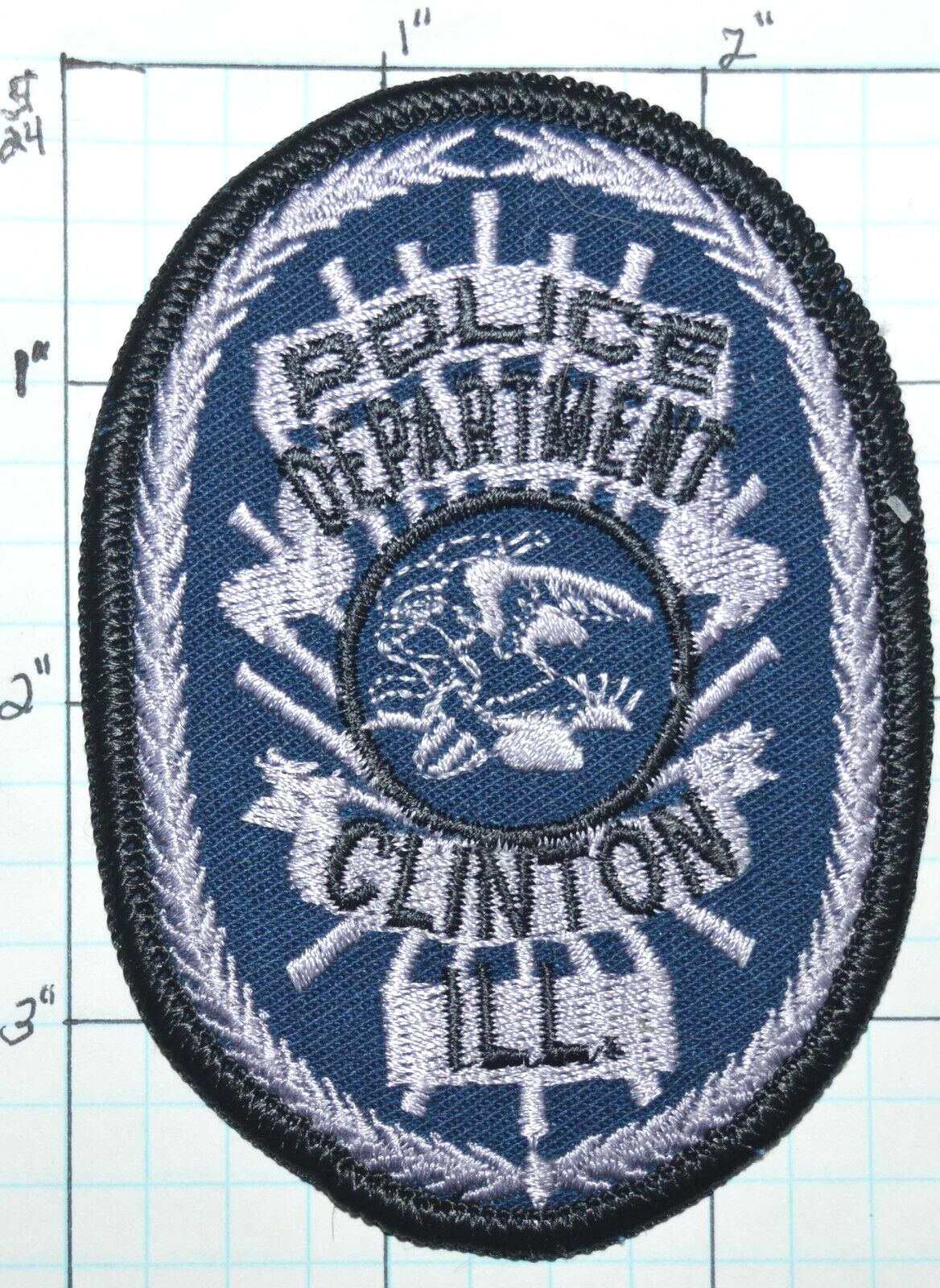 ILLINOIS, CLINTON POLICE DEPT 3.75\