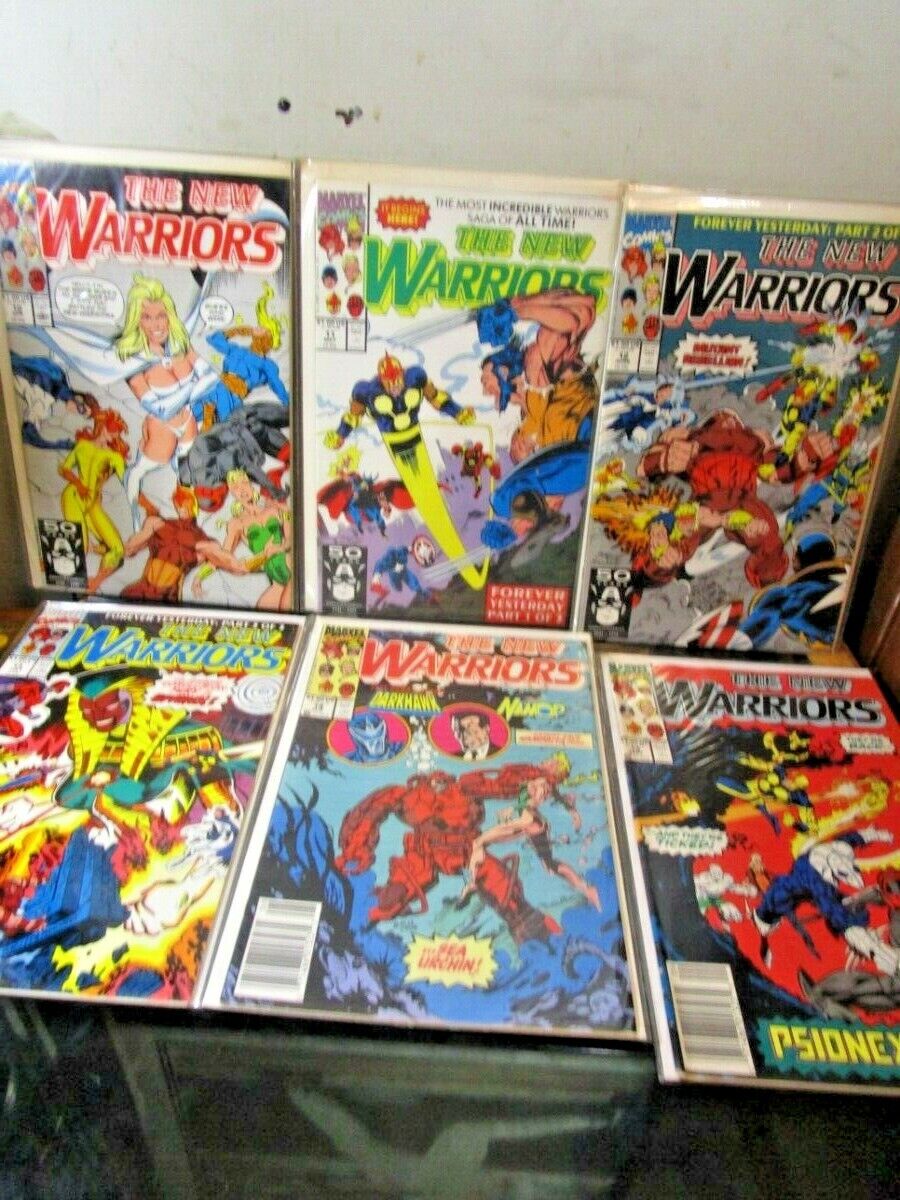 The New Warriors #10-15 Lot (1991) Marvel Comic