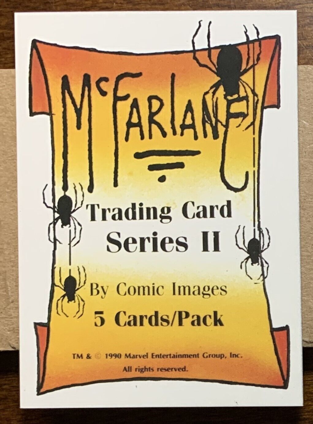 1990 Marvel Comic Images Todd McFarlane Series 2 Cards - Pick Choose a Card