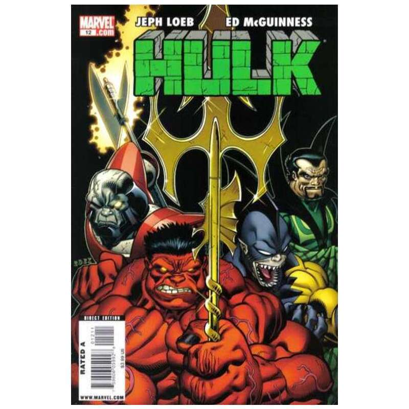 Hulk #12 2008 series Marvel comics NM minus Full description below [h\\