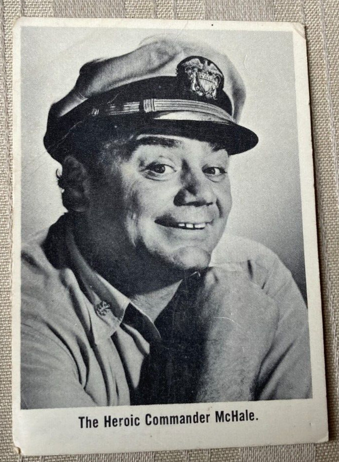 1965 Fleer McHale's Navy Card #1 Heroic Commander