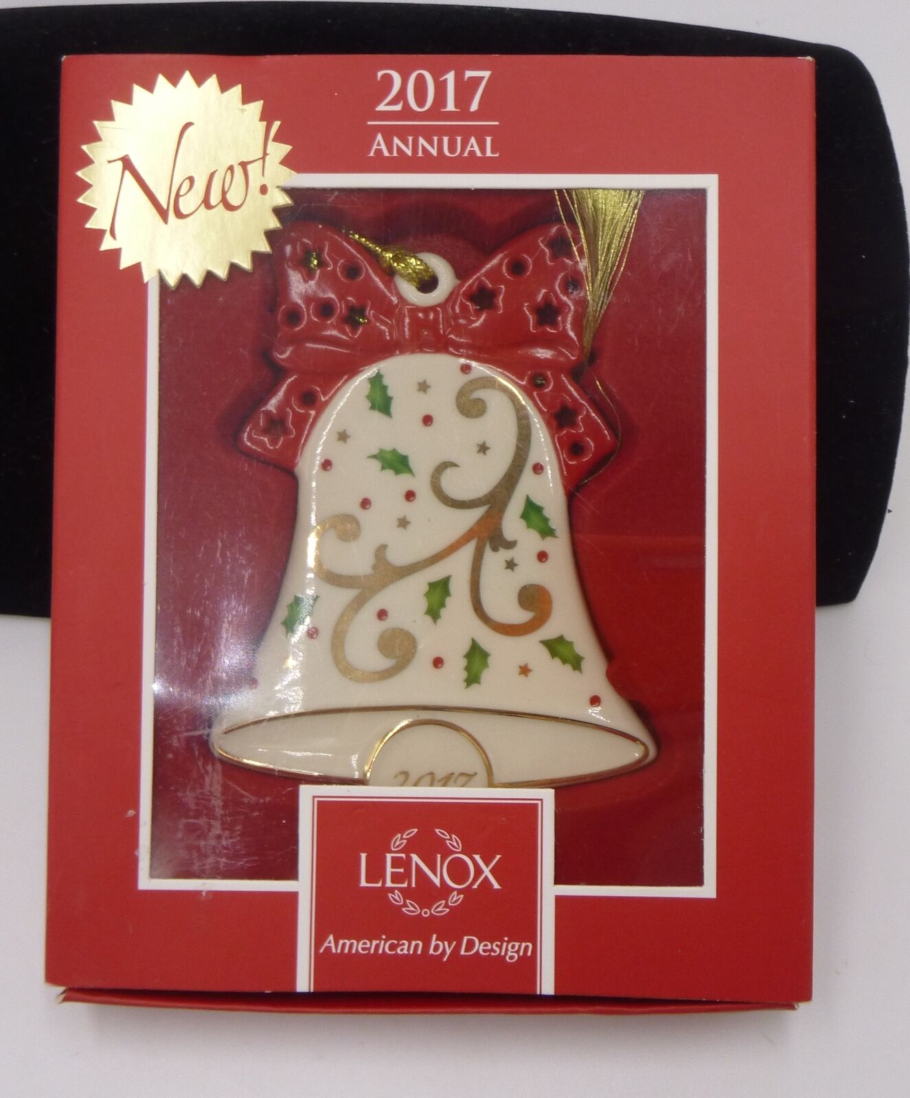 Lenox 2017 Bell Annual  Joyous Tidings Ornament NEW IN BOX