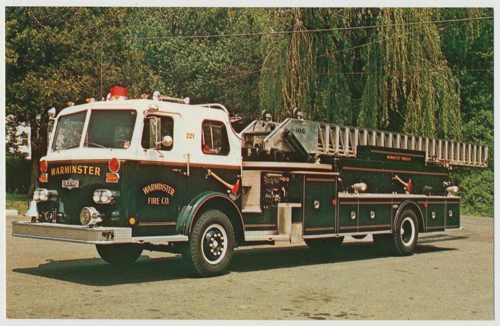 Pirsch Aerial Fire Truck, Warminster, Pennsylvania 