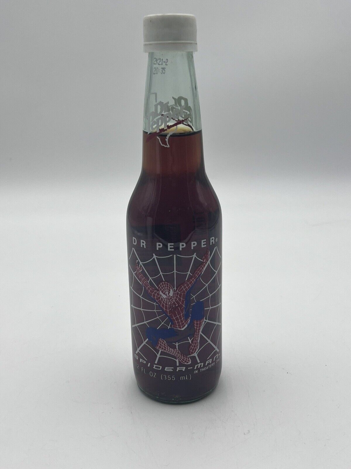 Dr. Pepper Spider-Man Commemorative Bottle 2002 Unopened 12oz RARE HTF