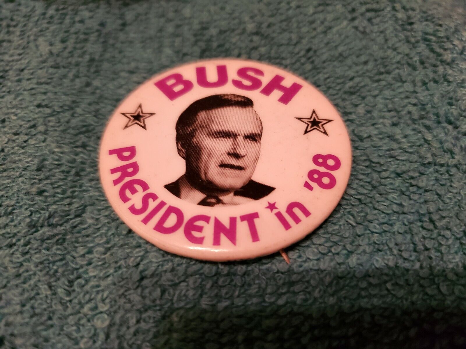 43B Bush President  in 88 1980s Political Pin Back Button  