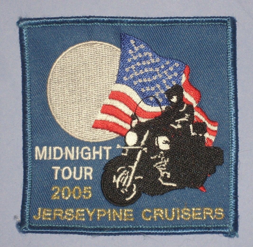 Jerseypine Cruisers Midnight Tour 2005 Patch - 3 1/2\