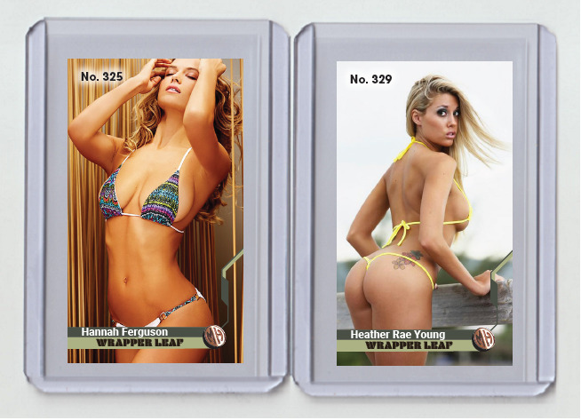 Heather Rae Young rare MH Wrapper Leaf #\'d x/3 Tobacco card no. 329