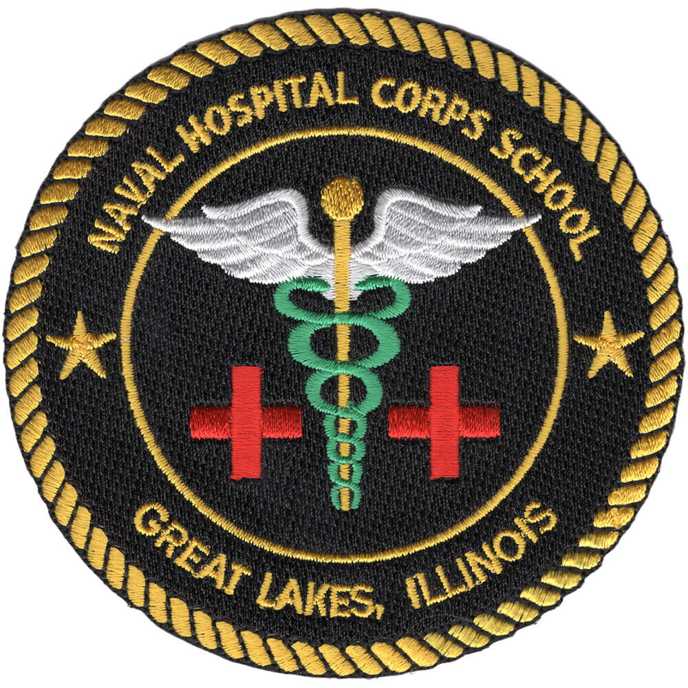 Great Lakes Illinois Naval Hospital Corps School Patch
