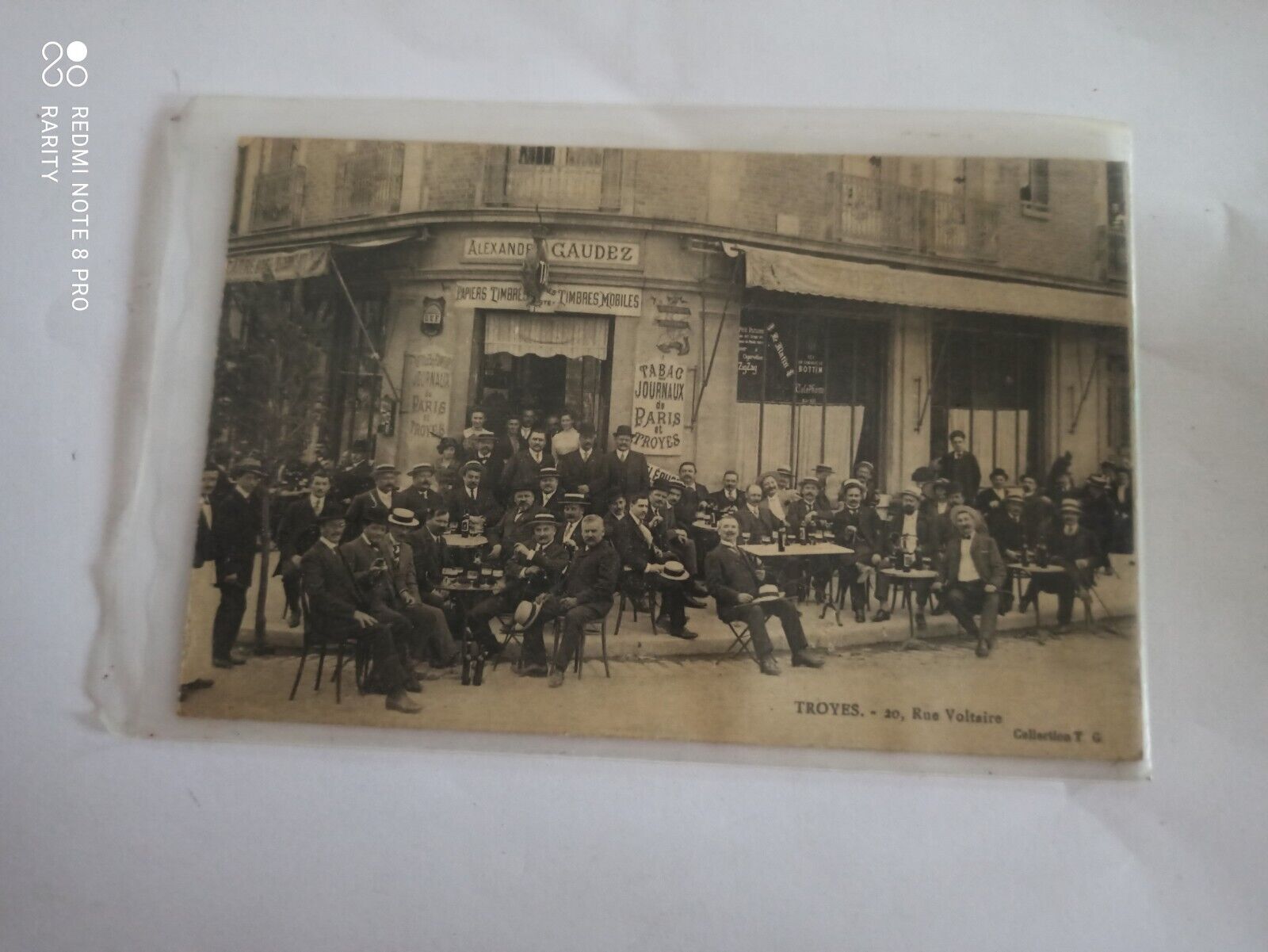 antique postcard ALEXANDE GAUDEZ NICAS TIMER MOBILE STAMPS Troyes