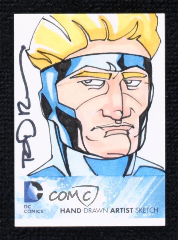 2012 Cryptozoic DC The New 52 Hand-Drawn Sketches 1/1 Unknown Artist Sketch ic7