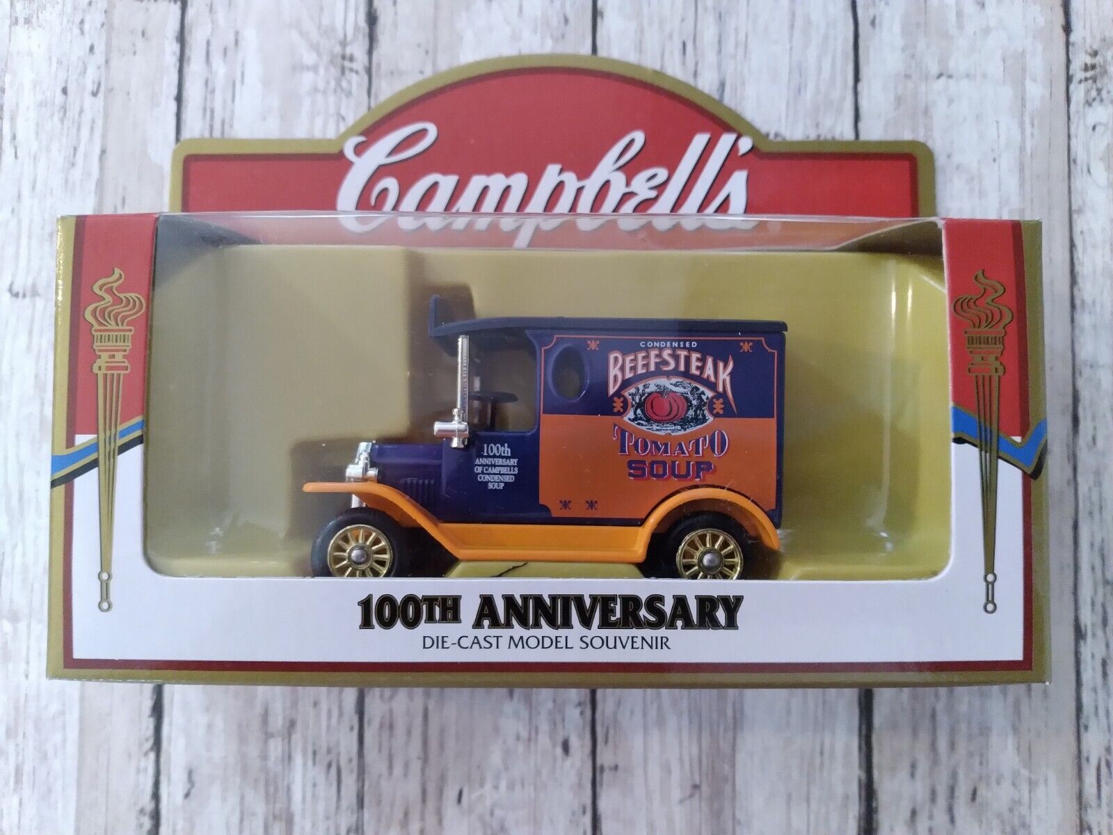 Campbells 100th Anniversary Die Cast Truck, Beefsteak Tomato Soup Truck