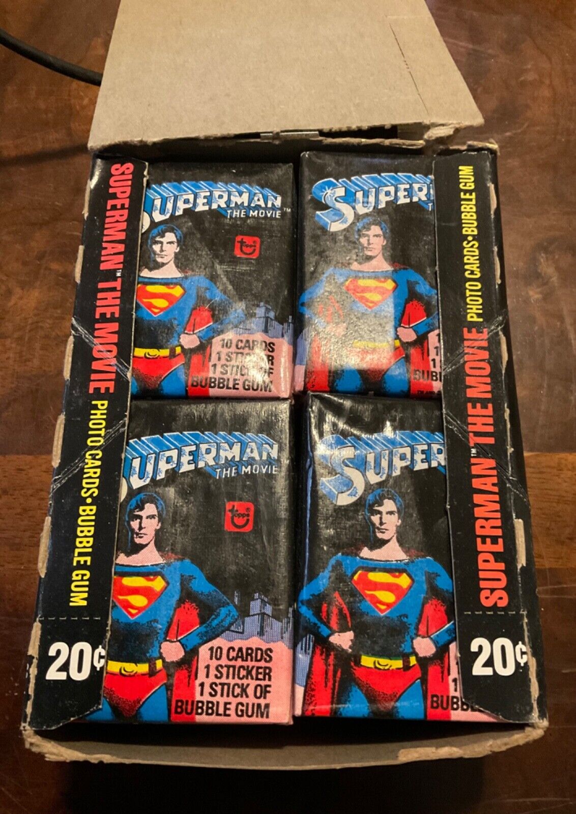 1978 Topps SUPERMAN The Movie Trading Cards Sealed Pack - Series 1