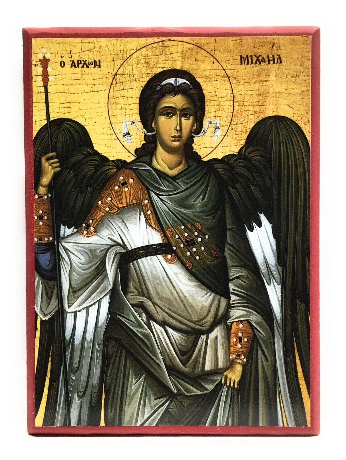 Orthodox Icon Archangel Michael Poplar Wood (5\