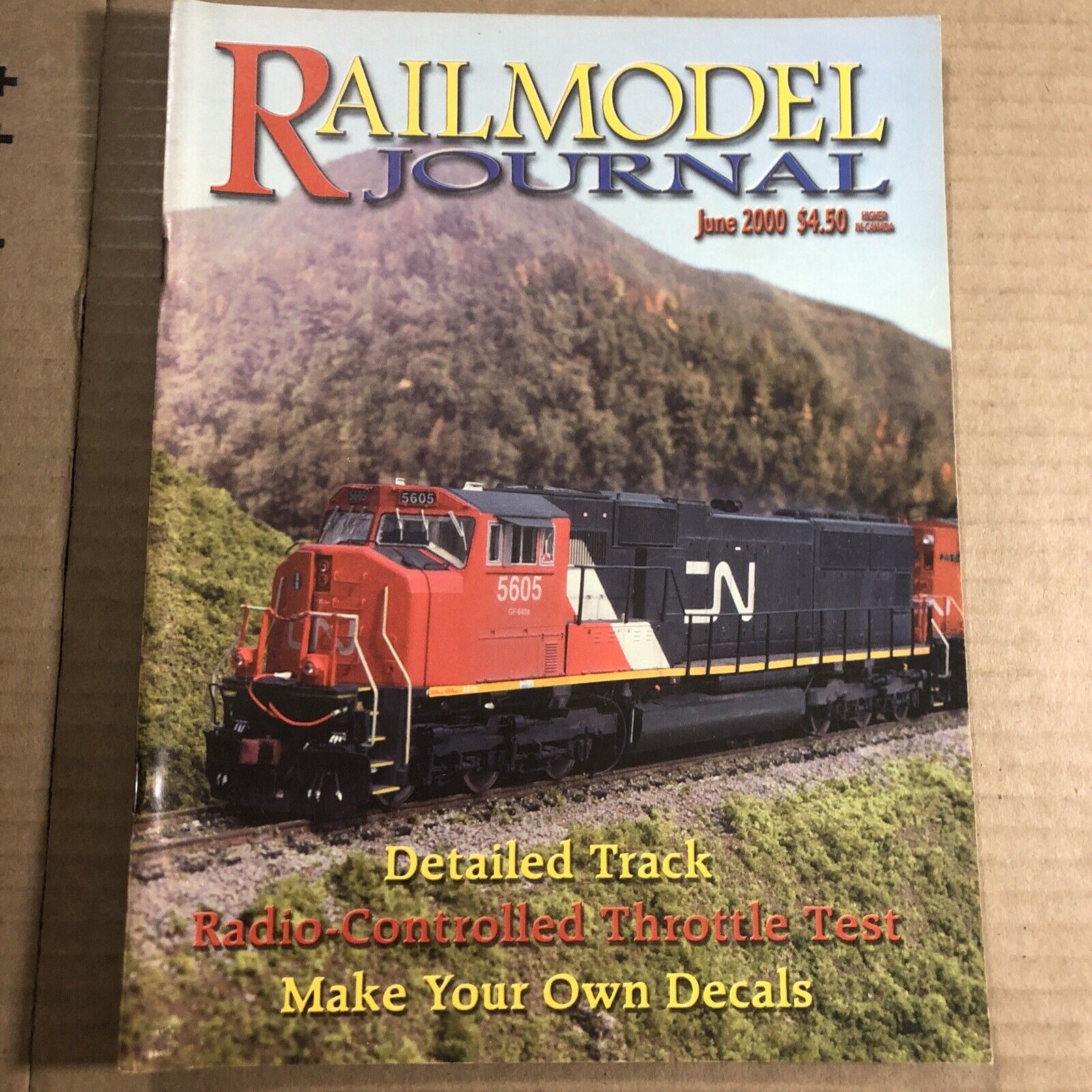 RailModel Journal 2000 June Detailed Track Make Your Own Decals