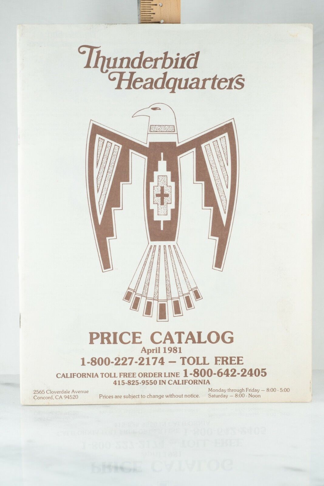 Ford Thunderbird, Thunderbird Headquarters Parts Price Catalog 1981