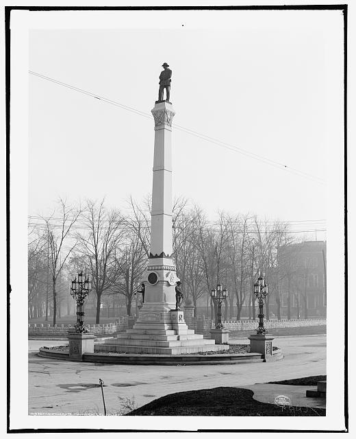 Confederate monument,memorials,statues,sculpture,Louisville,Kentucky,KY,c1906
