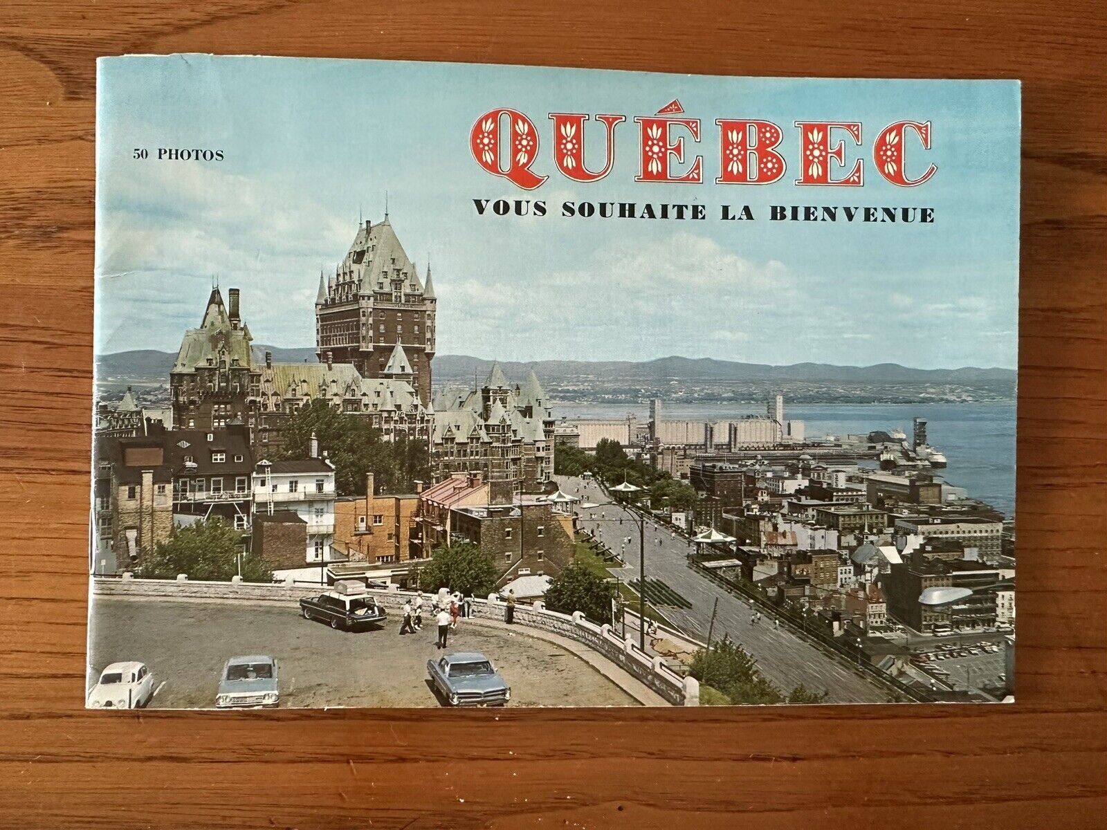 Quebec City Guide 50 Photos Travel Guide Vous Souhaite La Bienvenue Vintage Book
