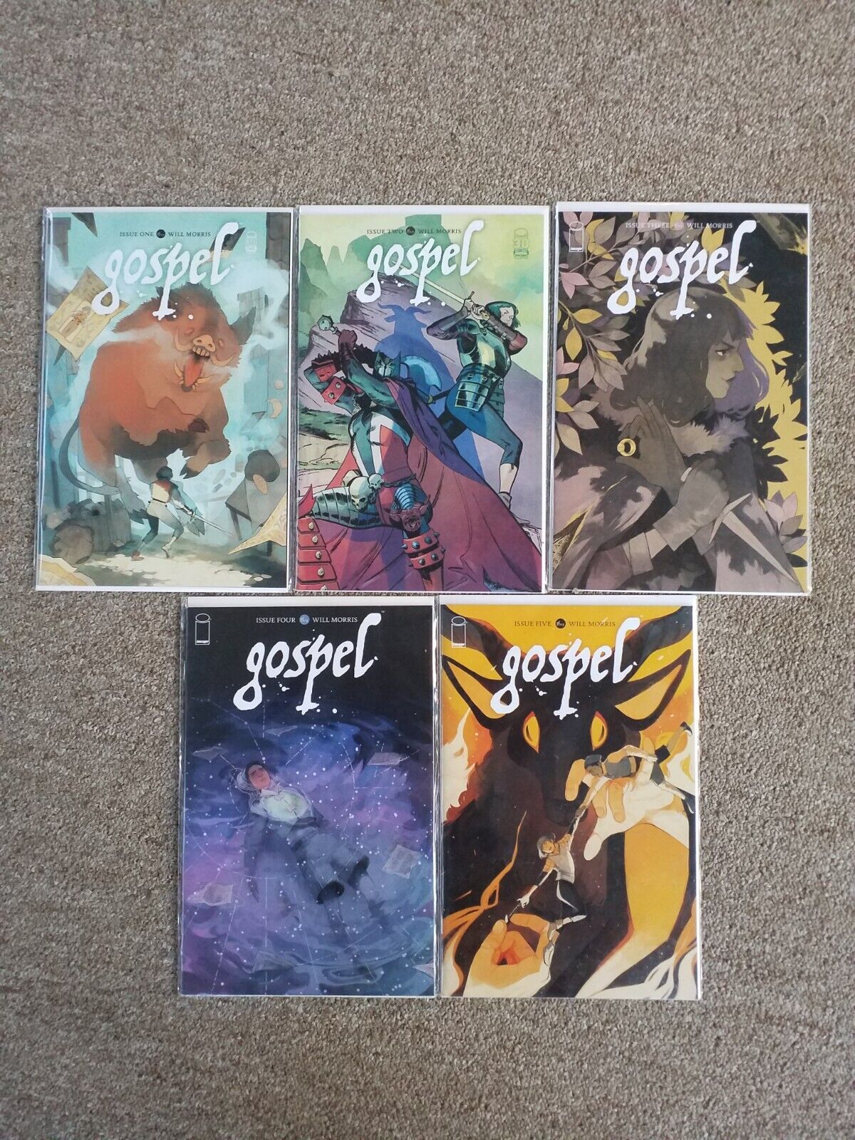 Gospel #1-5 Image Comics Will Morris VF/NM Full Set