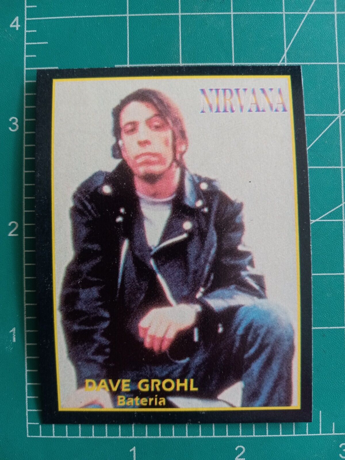 1994 Argentina Rock ULTRA FIGUS NIRVANA CARD DAVE GROHL 