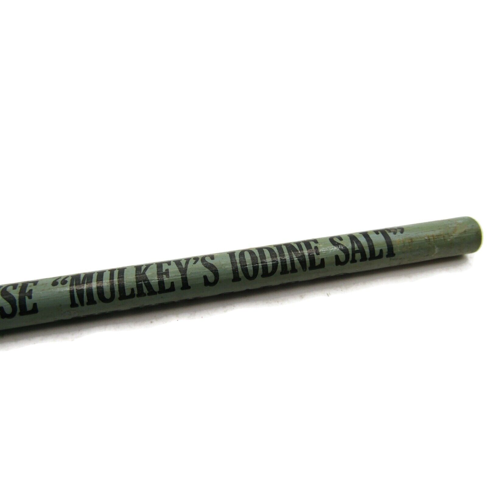 Detroit Michigan Mulkey Salt Co. Mulkey\'s Iodine Salt Advertising Pencil Vintage