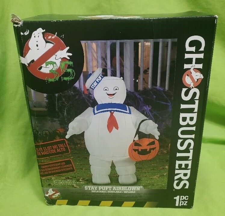 Gemmy 3.5 ft Ghostbusters Stay Puft  Airblown Halloween Inflatable