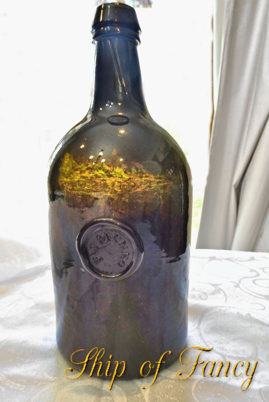 Antique Extremely  Rare P.J. Munro Wine Bottle