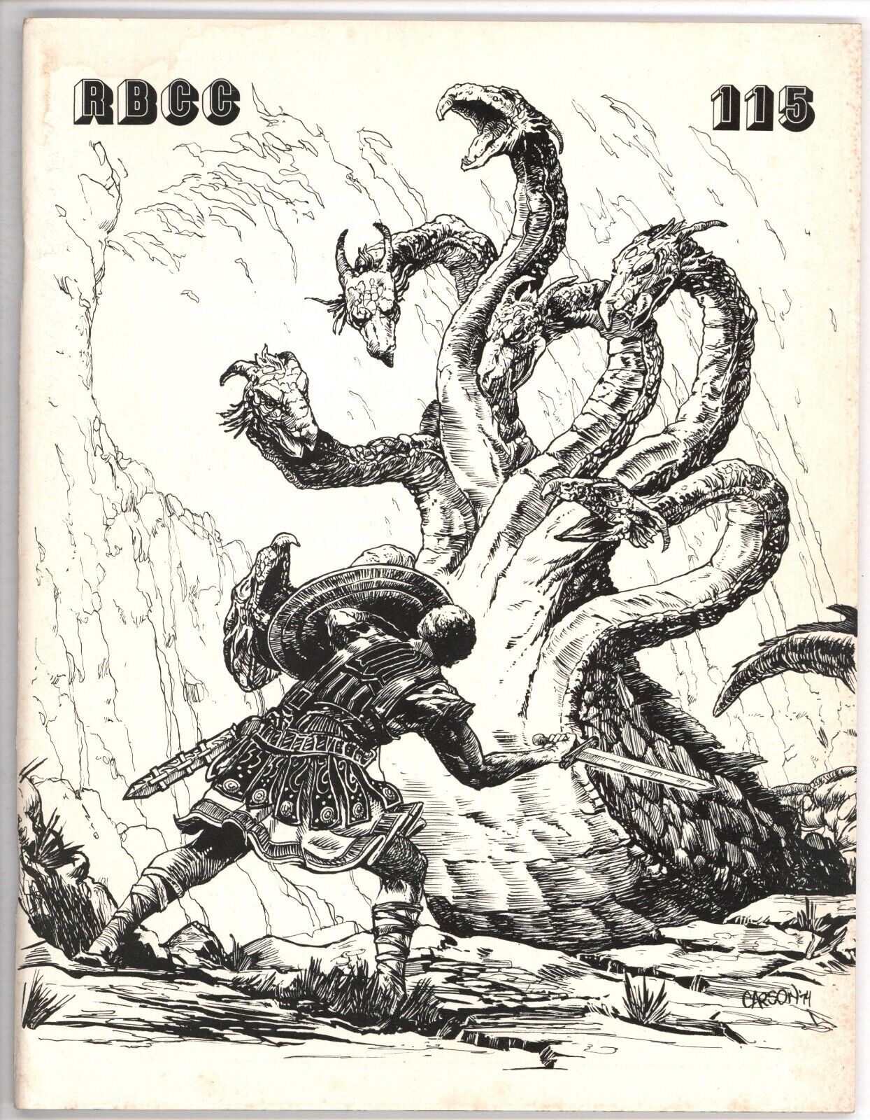 RBCC #115  (SFCA, 1974) Rocket\'s Blast Comicollector Fanzine