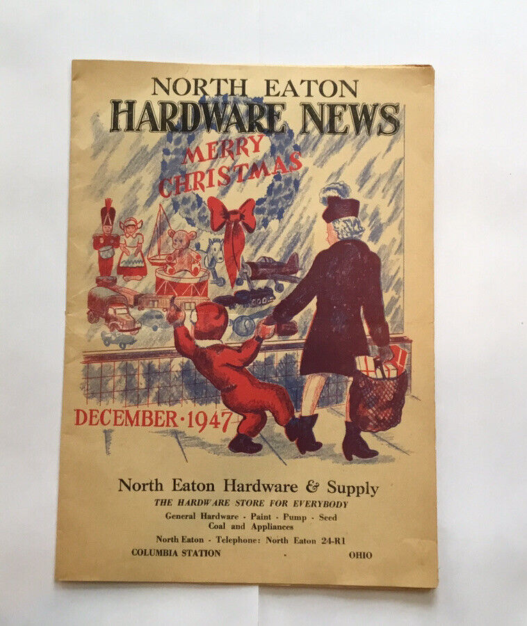 DECEMBER 1947 NORTH RATON HARDWARE NEWS, COLUMBIA STATION OH., 16 Pages, RARE