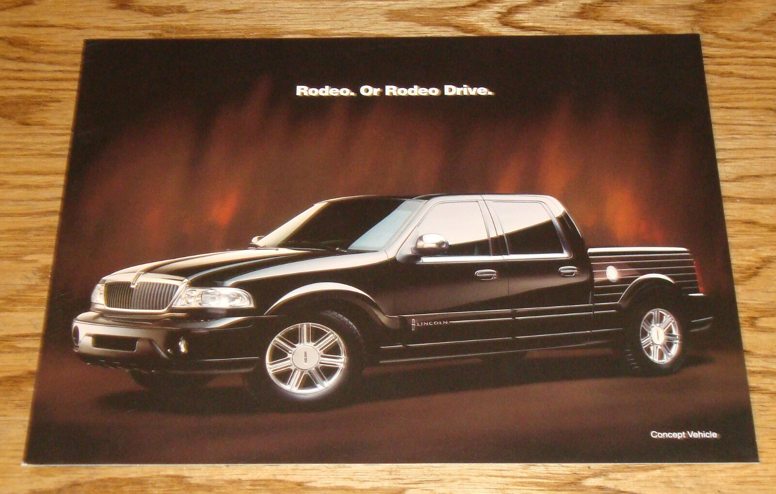 Original 1999 Lincoln Blackwood Pickup Truck Sales Sheet Brochure 99