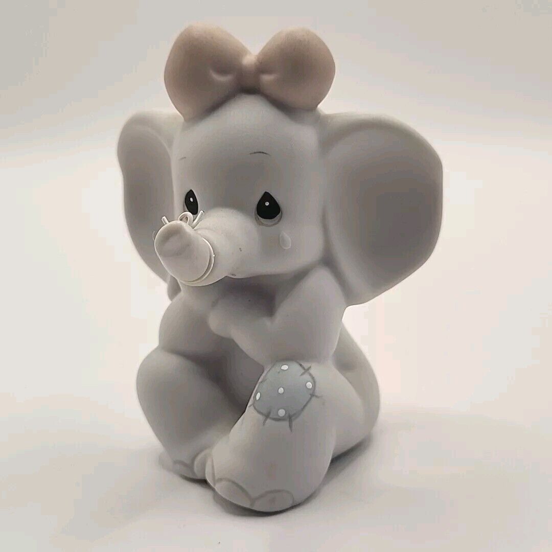 Precious Moments How Can I Ever Forget You 1991 Porcelain Elephant  526924 