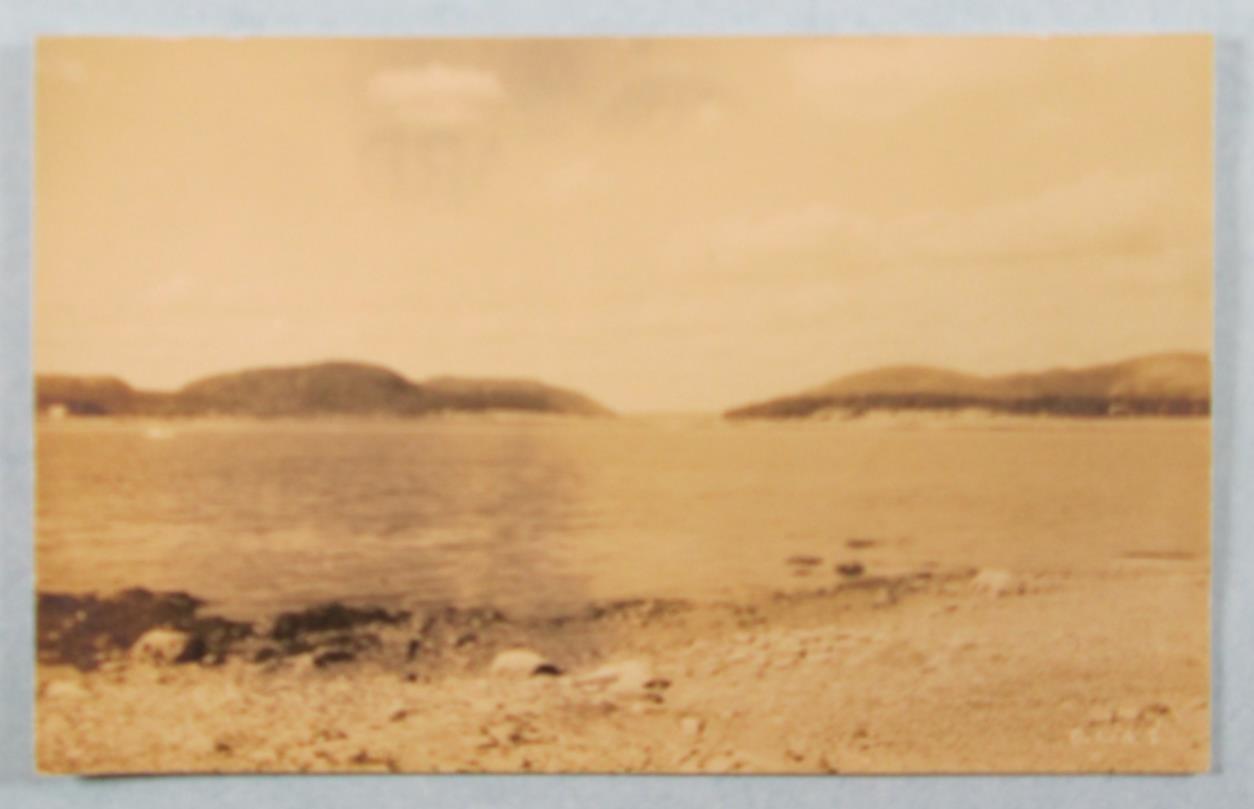 RPPC Entrance To Somes Point, Mt. Desert, ME Maine Real Photo Postcard (#4373)