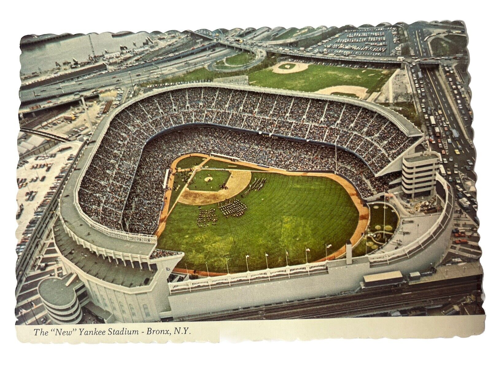 The New Yankee Stadium Bronx New York City NY Postcard NYC Baseball 1970s