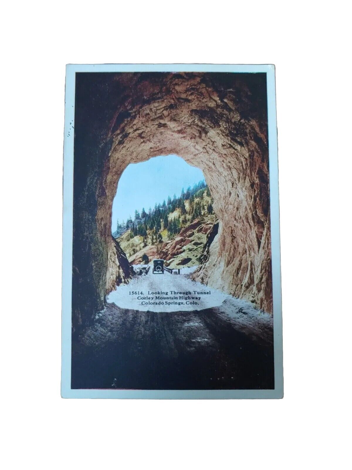 Vintage 1920s Postcard Corley Mountain Highway COLORADO Springs, CO 3.5\
