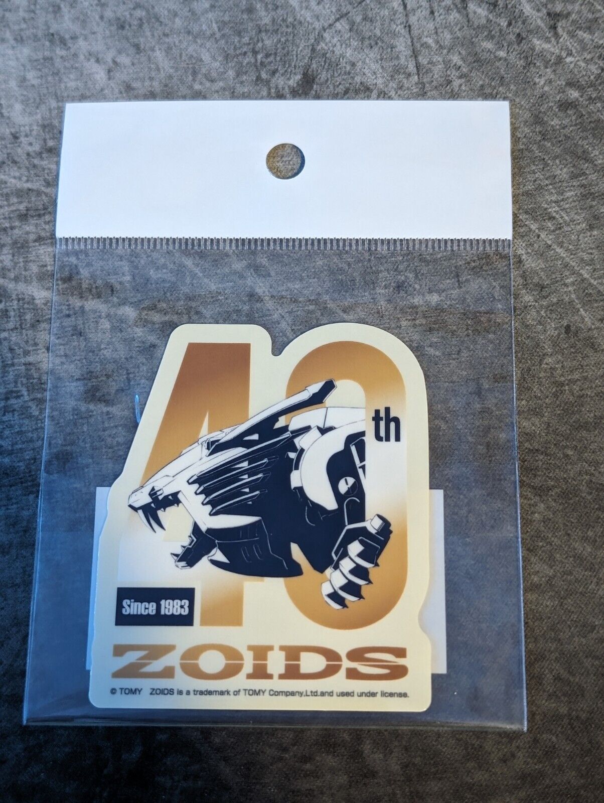 Zoids 40Th Anniversary Sticker