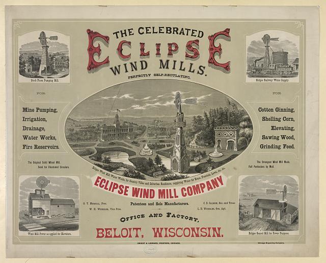 Photo:The celebrated eclipse wind mills