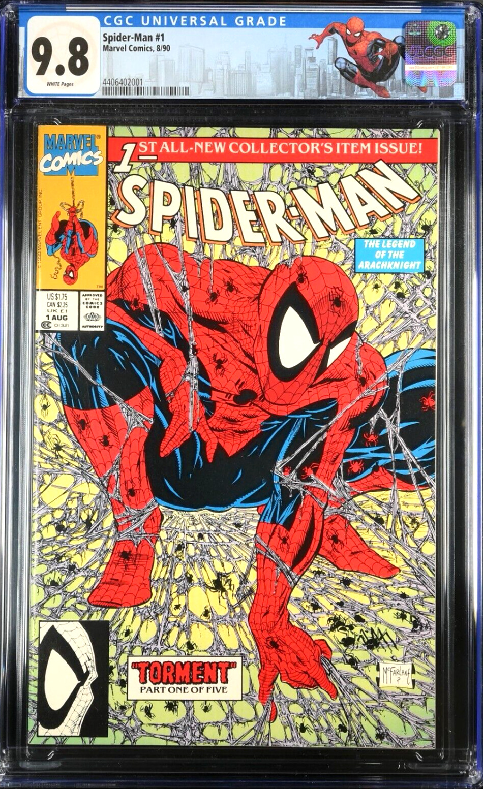 Spider-man 1 (1990, Marvel) CGC 9.8 💥Custom Label 💥