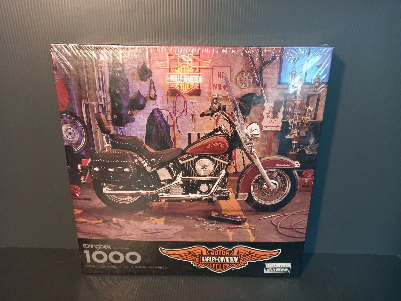 New Vintage Harley Davidson 1994 Springbok 1000 Piece Puzzle Motorcycle