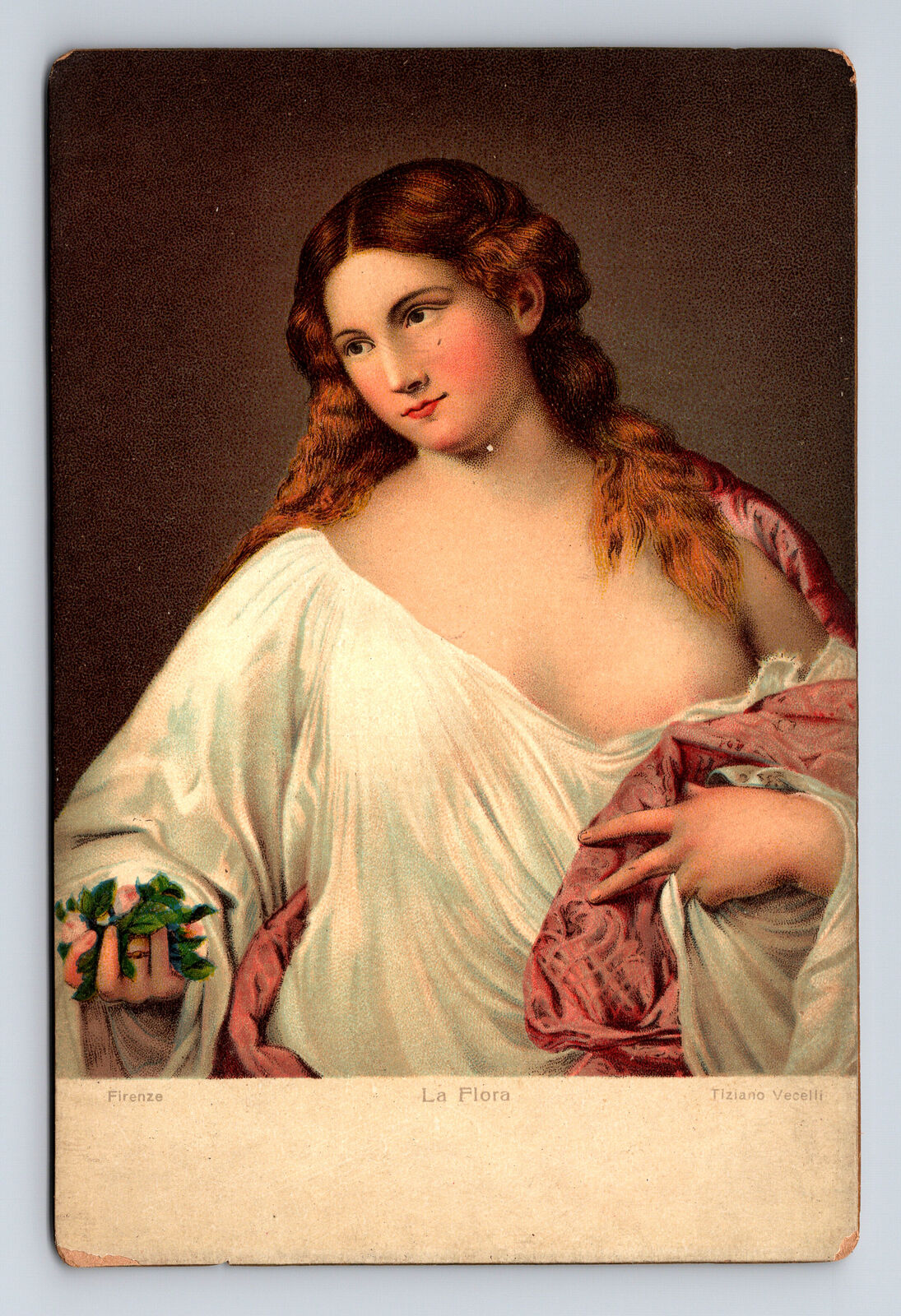 Stengel La Flora Renaissance Artist Titian No. 29830 Postcard
