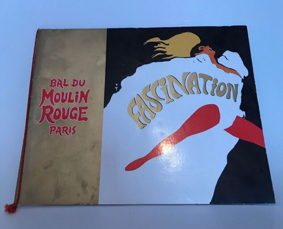 Bal du Moulin Rouge Fascination Stage Show Program Paris France 1967
