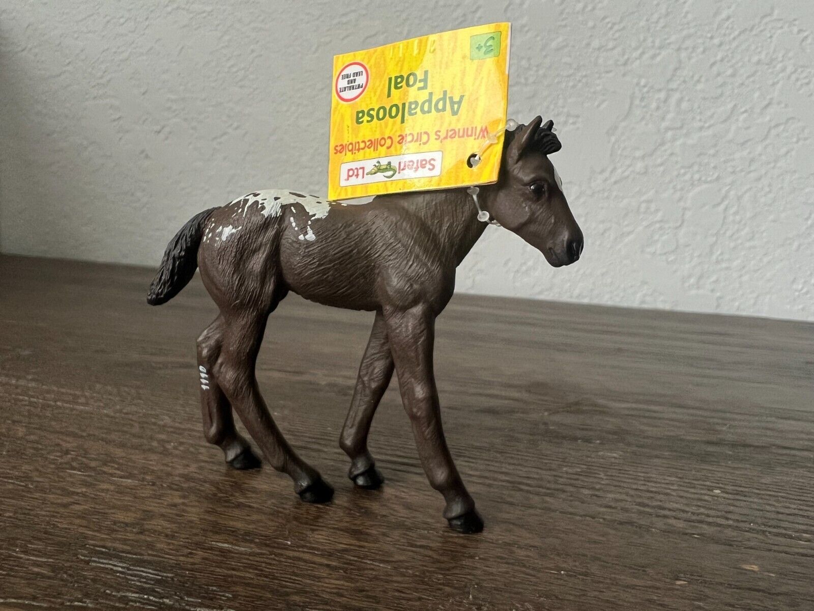 Safari Ltd APPALOOSA FOAL Horse Animal Figure Retired 154605 Rare NEW WITH TAG