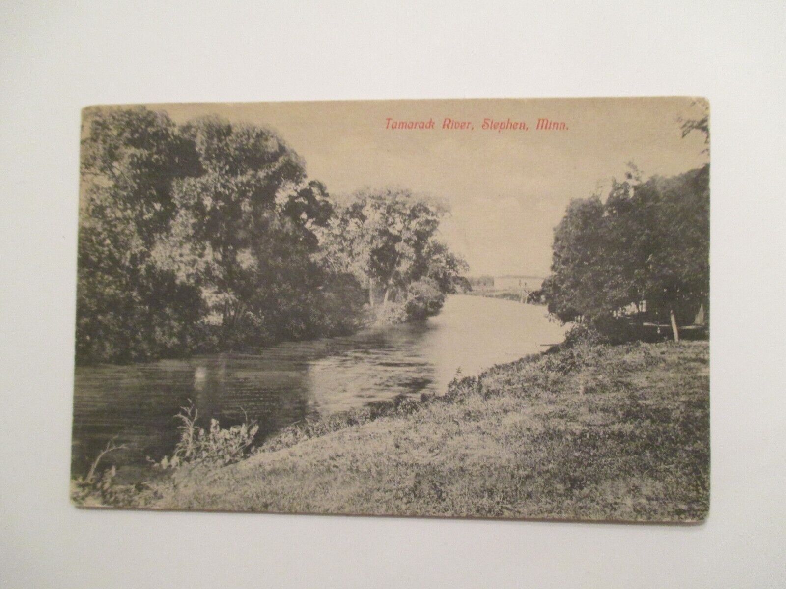 Stephen Minnesota Postcard Tamarack River MN