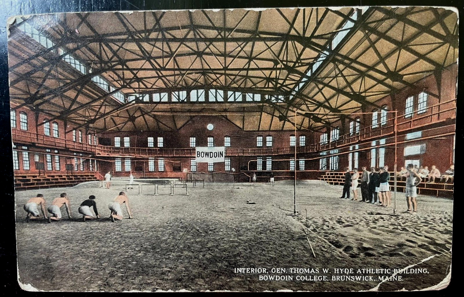 Vintage Postcard 1913 Gen. Thomas W. Hyde Athletic Bldg., Bowdoin College, Maine