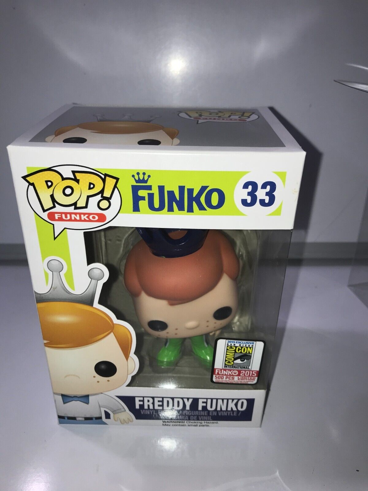 Funko Pop Freddy as Talladega # 33 Green Suit Exclusive SDCC 2015 LE 500 w/case