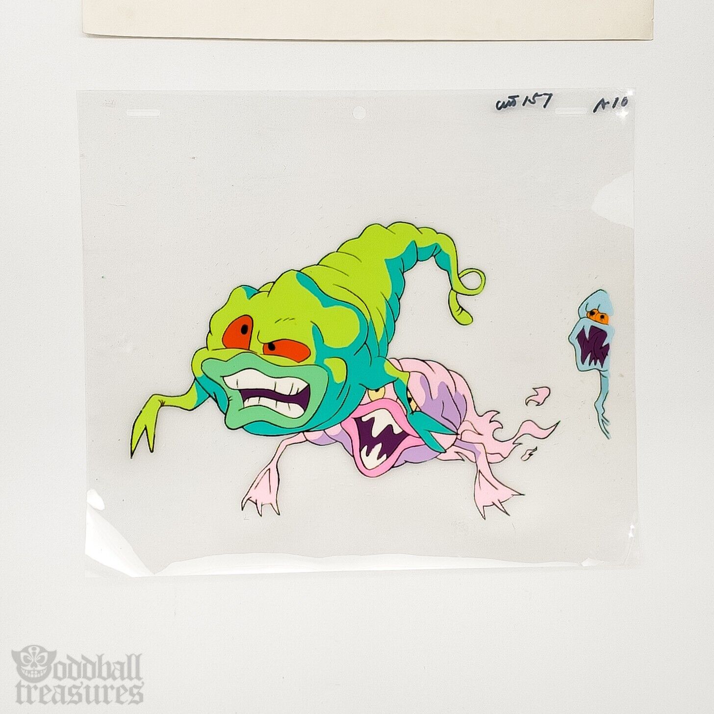 Real Ghostbusters Authentic Animation Production Cel & Drawing - Ghost Monsters