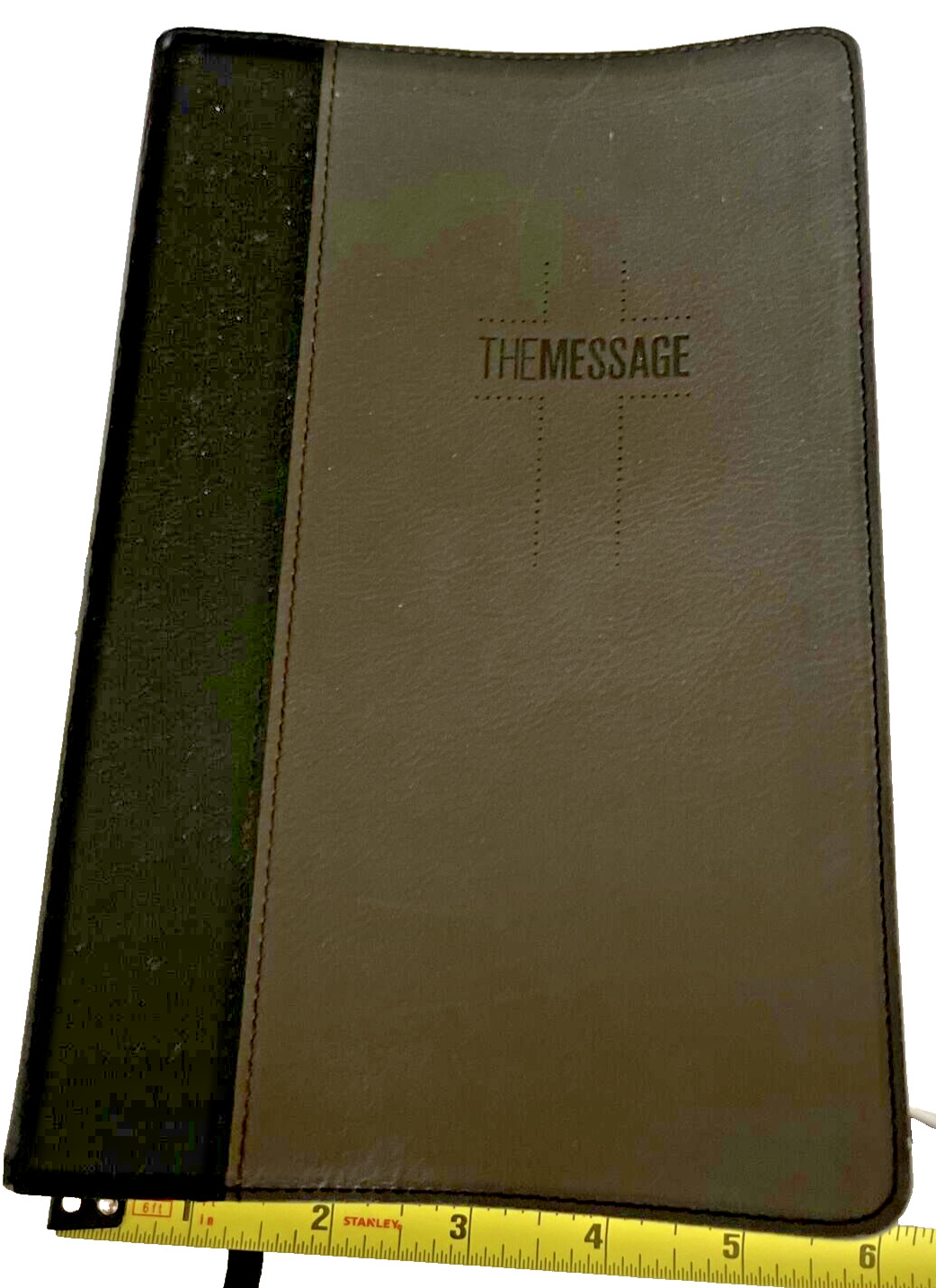 The Message Holy Bible Black Leather Peterson