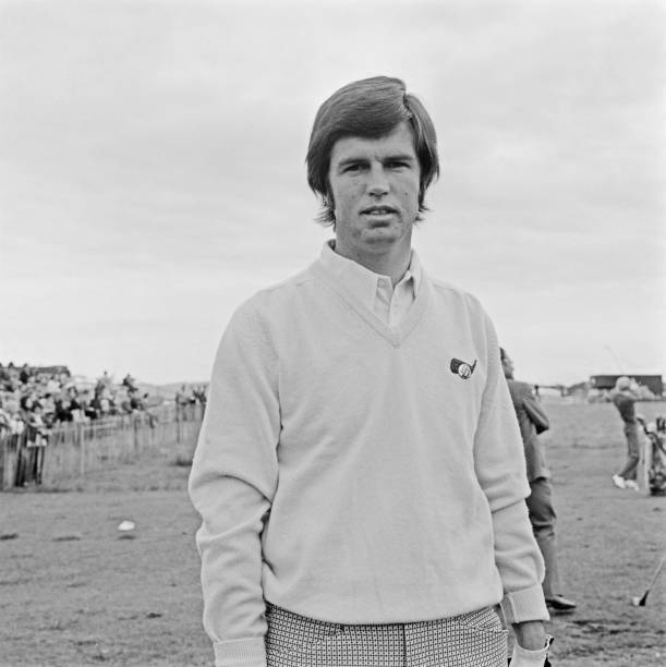 Vin Baker during the 1973 Open Championship in Troon OLD PHOTO